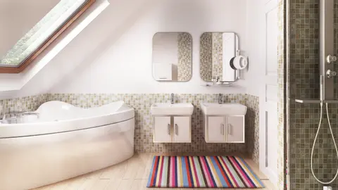 home project Z183 D – interior arrangement, Współczesny projekt domu jednorodzinnego z prostym w budowie dachem dwuspadowym.