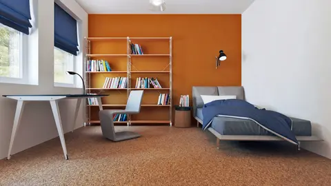 home project Z204 D – interior arrangement, Wygodny, dom parterowy z bocznym, dwustanowiskowym garażem.