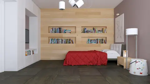 gotowy projekt domu Zr5 D – aranżacja wnętrz, Rezydencja z poddaszem, antresolą oraz garażem, dwustanowiskowym. 