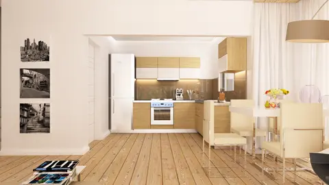 home project Z265 D – interior arrangement, Prosty, tani w budowie dom z trzema sypialniami na poddaszu oraz dużym PG.