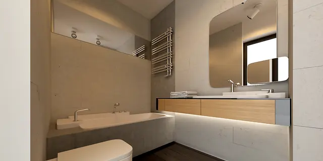 gotowy projekt domu Zx75 – aranżacja wnętrz, Nowoczesny dom piętrowy z antresolą, dużymi przeszkleniami oraz garażem.