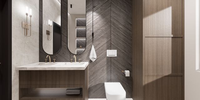 gotowy projekt domu Z376 – aranżacja wnętrz, Parterowy dom z 4 sypialniami z dachem dwu-spadowym.