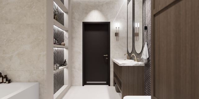 gotowy projekt domu Z376 – aranżacja wnętrz, Parterowy dom z 4 sypialniami z dachem dwu-spadowym.