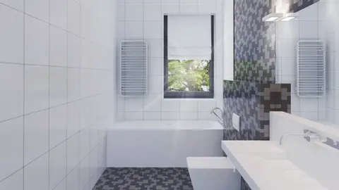 home project Z379 – interior arrangement, Dom parterowy z dachem wielospadowym, 4 sypialniami oraz garażem do 140m2