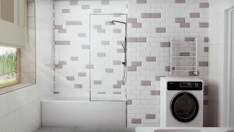 home project Z376 D – interior arrangement, Parterowy dom z 4 sypialniami w tech. drewnianej z dachem dwu-spadowym 
