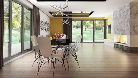 home project Zx139 – interior arrangement, Nowoczesny dom jednorodzinny z garażem dwustanowiskowym