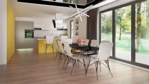 home project Zx139 – interior arrangement, Nowoczesny dom jednorodzinny z garażem dwustanowiskowym