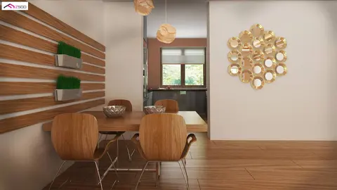 home project Z369 – interior arrangement, Dom murowany jednorodzinny z dachem dwuspadowym.
