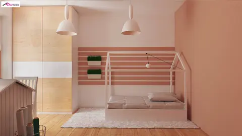 home project Z369 – interior arrangement, Dom murowany jednorodzinny z dachem dwuspadowym.