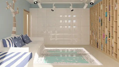 gotowy projekt domu Z124 – aranżacja wnętrz, Kompaktowy dom z garażem i wykuszem, ekonomiczny w budowie. 
