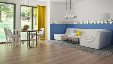 home project Zb14 – interior arrangement, Dom do zabudowy bliźniaczej lub szeregowej do 120m2 z 3 sypialniami oraz garażem