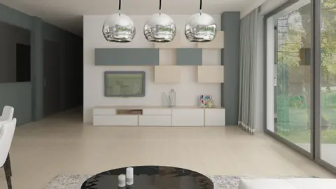 home project Z390 – interior arrangement, Dom parterowy z opcja poddasza użytkowego z garażem w bryle. 
