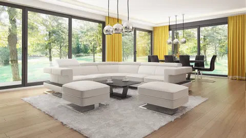 home project Z378 – interior arrangement, Parterowy dom z garażem dwustanowiskowym.