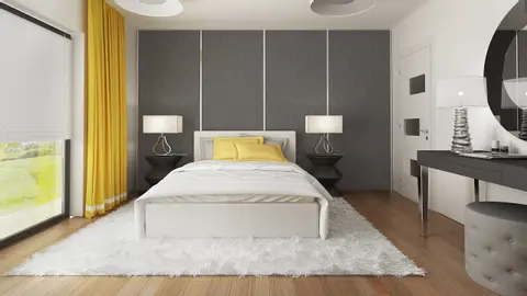 home project Z378 – interior arrangement, Parterowy dom z garażem dwustanowiskowym.