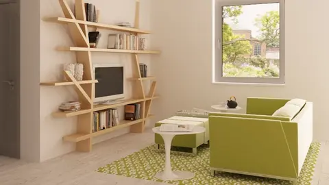 home project Z126 – interior arrangement, Współczesny projekt domu z poddaszem, oryginalnym wykuszem i garażem.