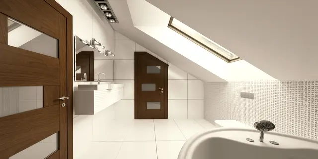 gotowy projekt domu Z316 p – aranżacja wnętrz, Projekt z dodatkowym poddaszem, dachem 2-spadowym i 5 sypialniami.