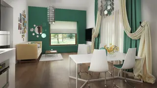 home project Z139 – interior arrangement, Parterowy dom, tani w budowie z trzema pokojami, także na małą działkę.