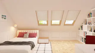 gotowy projekt domu Z14 – aranżacja wnętrz, Funkcjonalny dom z dachem dwuspadowym, tani w budowie.