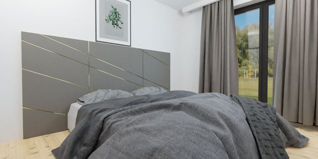 gotowy projekt domu Z383 – aranżacja wnętrz, Współczesny, parterowy dom jednorodzinny na paliwo stałe