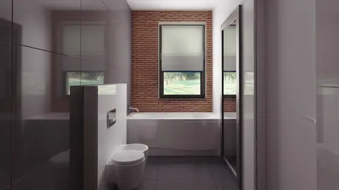 gotowy projekt domu Z282 – aranżacja wnętrz, Parterówka o powierzchni 140 m2 z dachem wielospadowym, garażem 2stanowiskowym.
