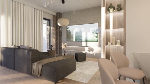 gotowy projekt domu Zx92 GP – aranżacja wnętrz, Wariant projektu Zx92 z garażem jednostanowiskowym po prawej stronie.