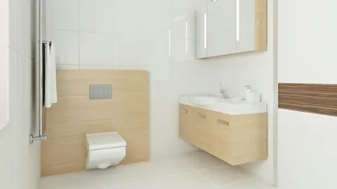 home project Z176 – interior arrangement, Funkcjonalny dom parterowy z 3 sypialniami i dachem kopertowym.