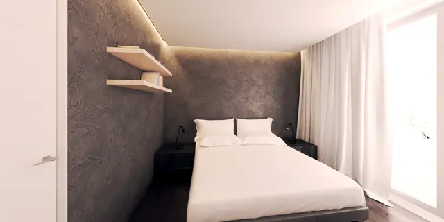 gotowy projekt domu Z381 – aranżacja wnętrz, Parterowy dom z dachem 2spadowym oraz 3 sypialniami na 100m2.