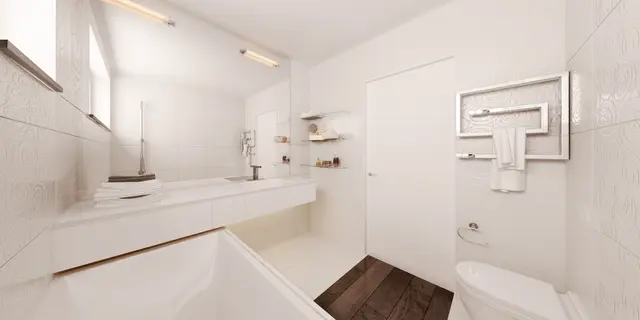 gotowy projekt domu Z381 – aranżacja wnętrz, Parterowy dom z dachem 2spadowym oraz 3 sypialniami na 100m2.