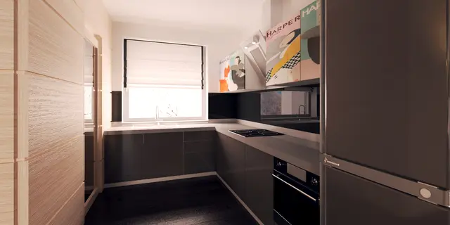 gotowy projekt domu Z381 – aranżacja wnętrz, Parterowy dom z dachem 2spadowym oraz 3 sypialniami na 100m2.