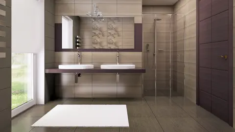 gotowy projekt domu Z196 – aranżacja wnętrz, Komfortowy dom parterowy z garażem dwustanowiskowym i dachem kopertowym.