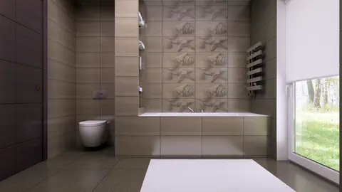 gotowy projekt domu Z196 – aranżacja wnętrz, Komfortowy dom parterowy z garażem dwustanowiskowym i dachem kopertowym.