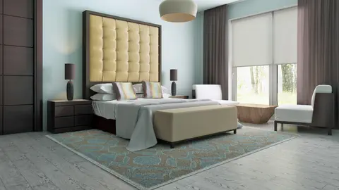 gotowy projekt domu Z196 – aranżacja wnętrz, Komfortowy dom parterowy z garażem dwustanowiskowym i dachem kopertowym.