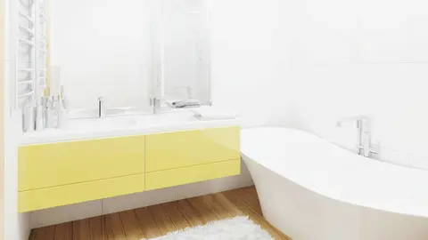 gotowy projekt domu Z200 – aranżacja wnętrz, Komfortowy i przestronny dom parterowy z garażem dwustanowiskowym od frontu.