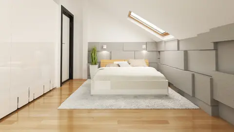 home project Z210 – interior arrangement, Przytulny dom z dodatkowym pokojem na parterze i wygodnymi schodami na poddasze.