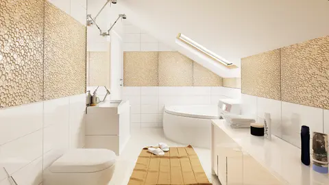 home project Z210 – interior arrangement, Przytulny dom z dodatkowym pokojem na parterze i wygodnymi schodami na poddasze.