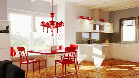 home project Z19 – interior arrangement, Parterowy dom z podwójnym garażem od frontu, kopertowym dachem i podcieniem.