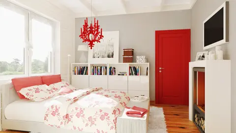 home project Z19 – interior arrangement, Parterowy dom z podwójnym garażem od frontu, kopertowym dachem i podcieniem.