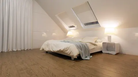 home project Z220 – interior arrangement, Mały dom z poddaszem w wersji z ogrodem zimowym lub bez. Taras nad garażem.