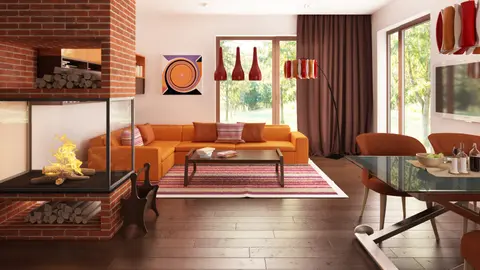 home project Z222 – interior arrangement, Dom z garażem i wykuszem nad wejściem o wysmakowanym nowoczesnym wyglądzie.