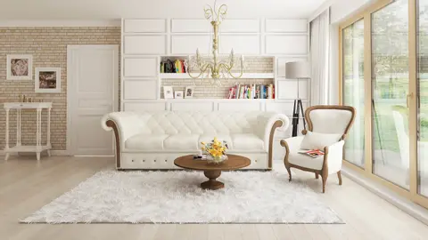 home project Z2 – interior arrangement, Dom w stylu dworkowym z możliwością zagospodarowania poddasza.