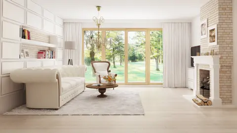 home project Z2 – interior arrangement, Dom w stylu dworkowym z możliwością zagospodarowania poddasza.