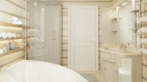 home project Z2 – interior arrangement, Dom w stylu dworkowym z możliwością zagospodarowania poddasza.