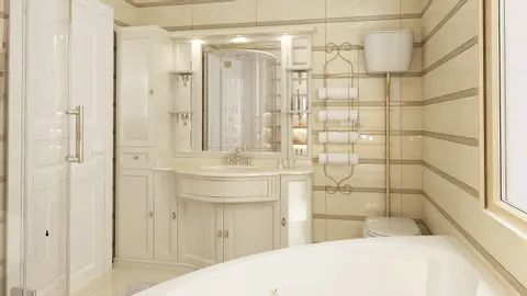 home project Z2 – interior arrangement, Dom w stylu dworkowym z możliwością zagospodarowania poddasza.
