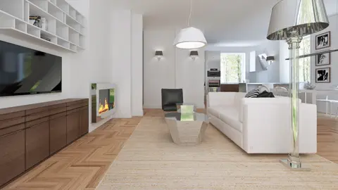 gotowy projekt domu Z226 – aranżacja wnętrz, Wygodny, kompaktowy dom z poddaszem użytkowym, garażem i gabinetem na parterze.