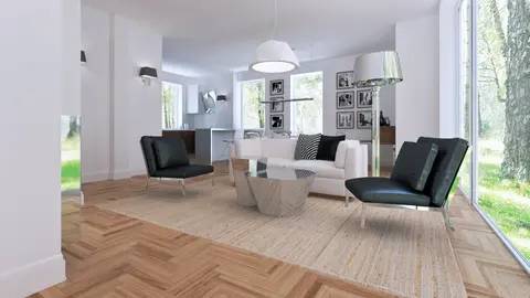 gotowy projekt domu Z226 – aranżacja wnętrz, Wygodny, kompaktowy dom z poddaszem użytkowym, garażem i gabinetem na parterze.