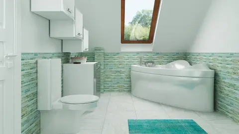home project Z245 – interior arrangement, Dom z poddaszem o współczesnym charakterze do 110m2