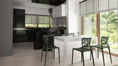 gotowy projekt domu Z245 – aranżacja wnętrz, Dom z poddaszem o współczesnym charakterze do 110m2