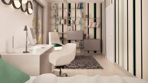 home project Z245 – interior arrangement, Dom z poddaszem o współczesnym charakterze do 110m2