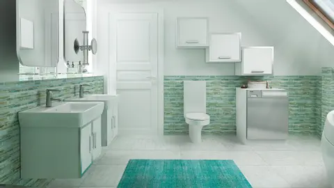 home project Z245 – interior arrangement, Dom z poddaszem o współczesnym charakterze do 110m2
