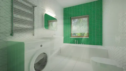 home project Z254 – interior arrangement, Mały dom parterowy także na wąską działkę z dużym pomieszczeniem gospodarczym.
